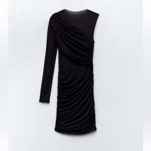 Brand new with tag ZARA black mesh dress